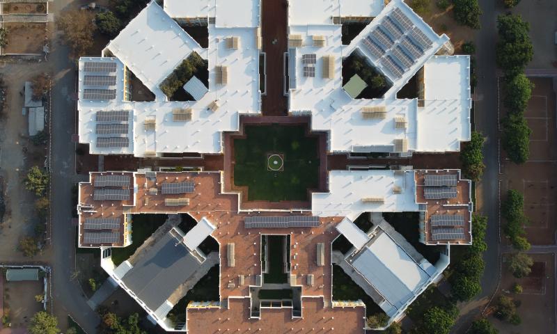 Campus Solar Power Plant with 200 kW capacity